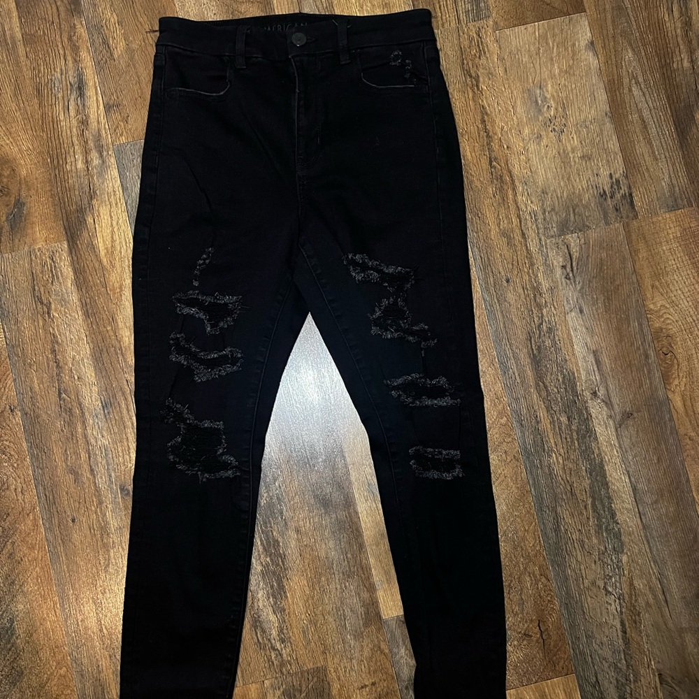 American Eagle Next Level Stretch Distressed Jeans